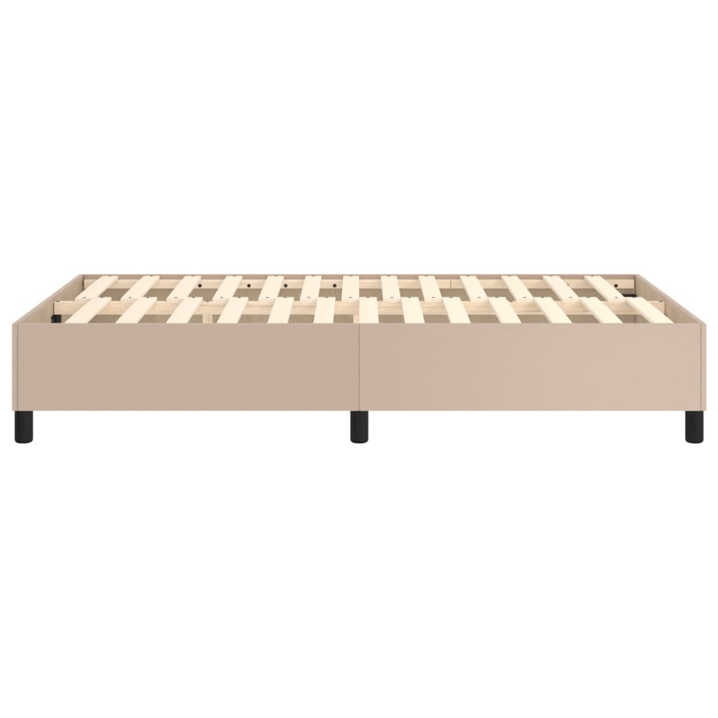 Boxspringframe Kunstleer Cappuccino 120 x 200 cm 35 cm