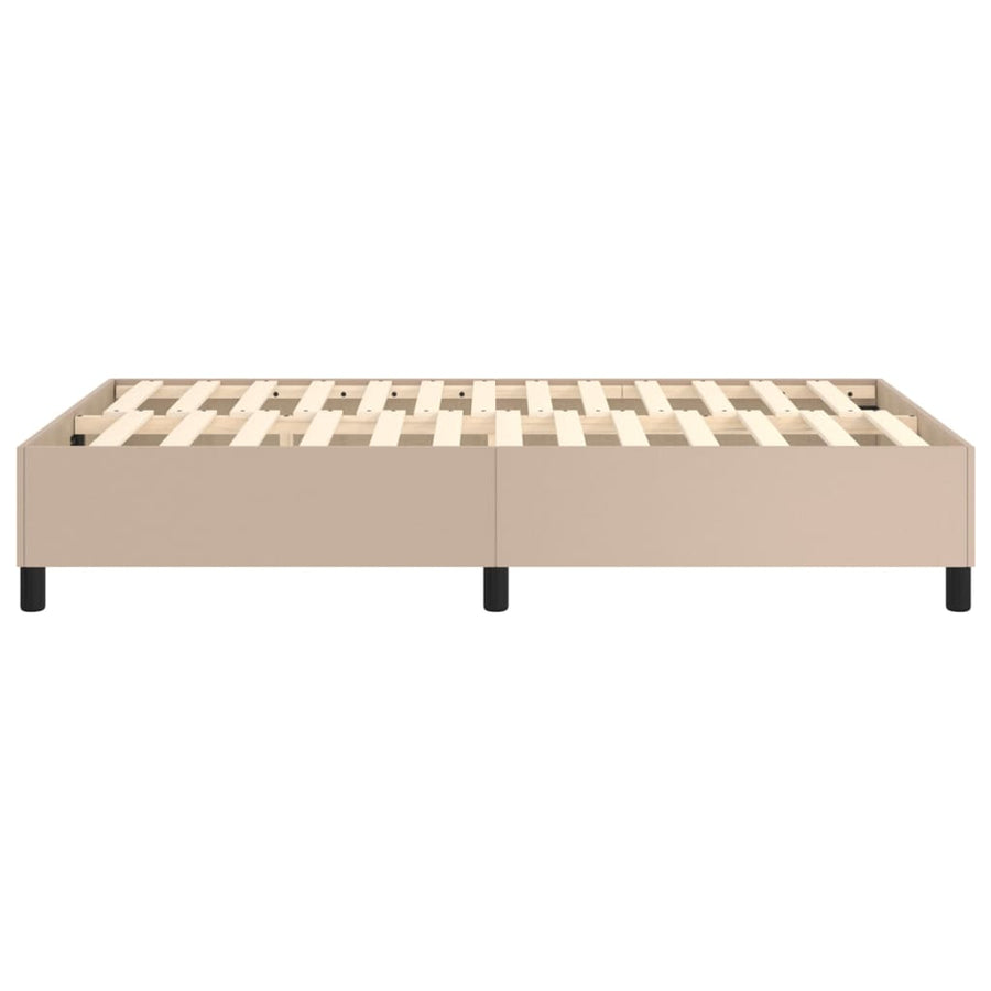 Boxspringframe Kunstleer Cappuccino 120 x 200 cm 35 cm