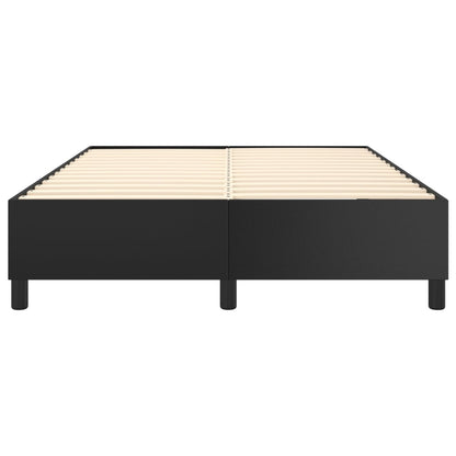 Boxspringframe Kunstleer 140 x 200 cm 35 cm Zwart