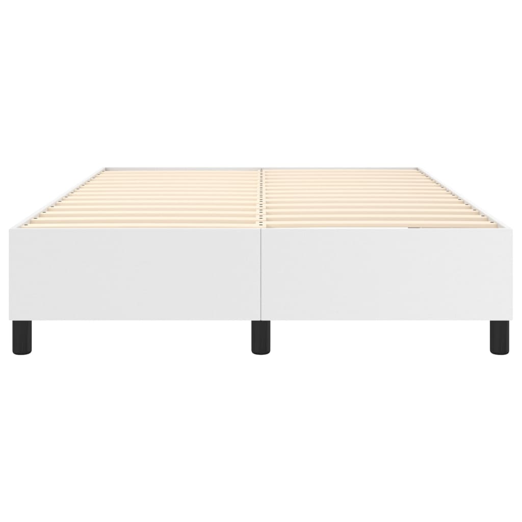 Boxspringframe Kunstleer 140 x 200 cm 35 cm Wit