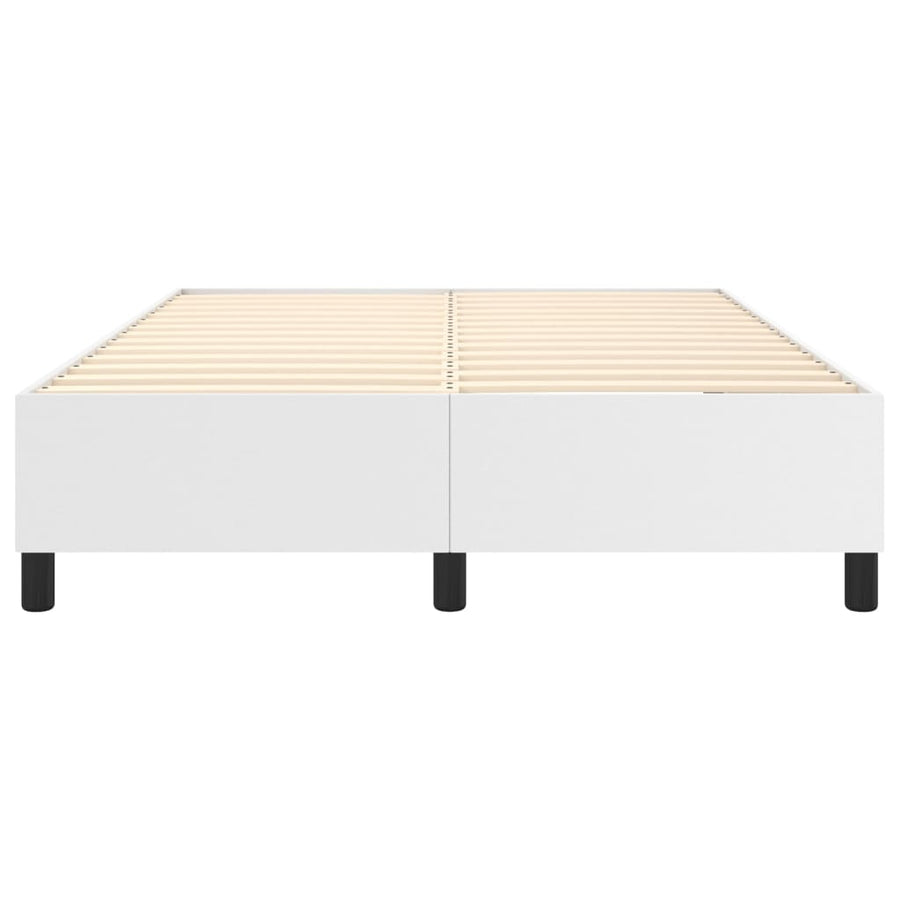 Boxspringframe Kunstleer 140 x 200 cm 35 cm Wit