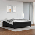 Boxspringframe Kunstleer 160 x 200 cm 35 cm Zwart