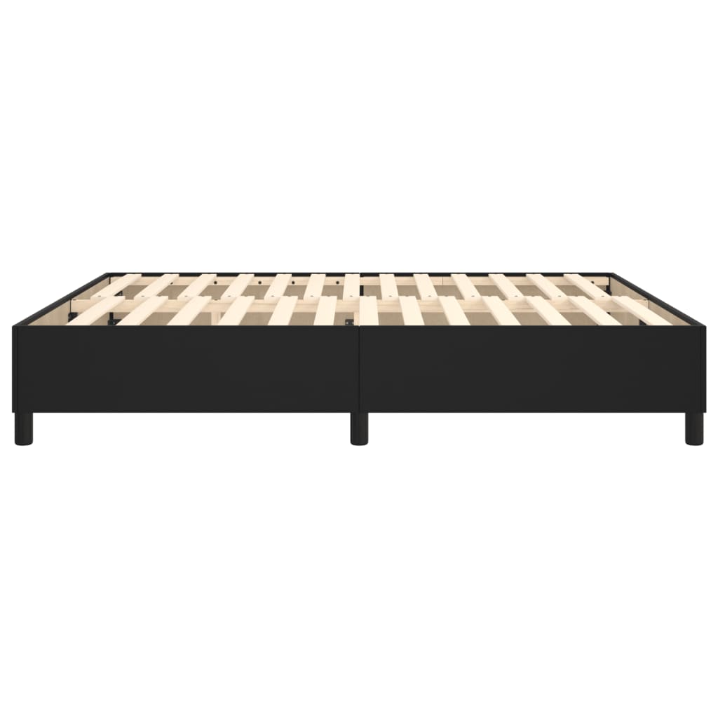 Boxspringframe Kunstleer 180 x 200 cm 35 cm Zwart