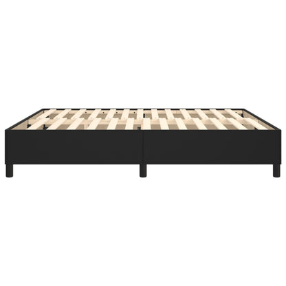 Boxspringframe Kunstleer 180 x 200 cm 35 cm Zwart