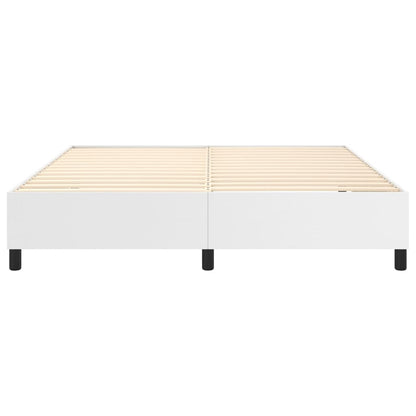 Boxspringframe Kunstleer 180 x 200 cm 35 cm Wit