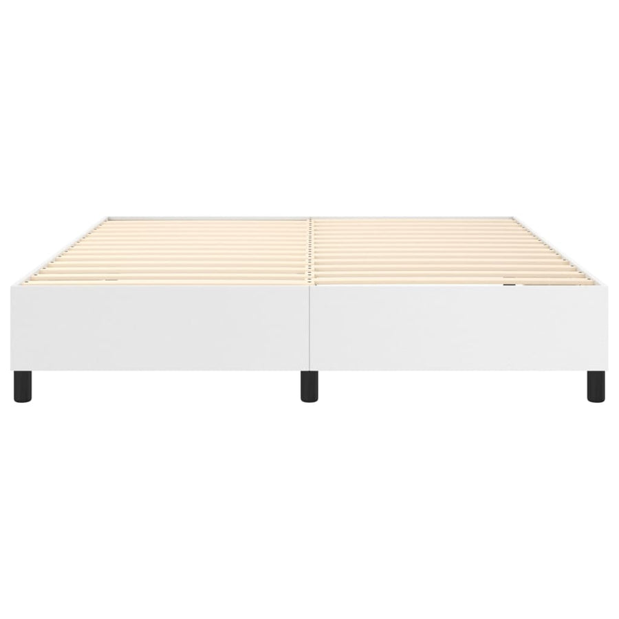 Boxspringframe Kunstleer 180 x 200 cm 35 cm Wit