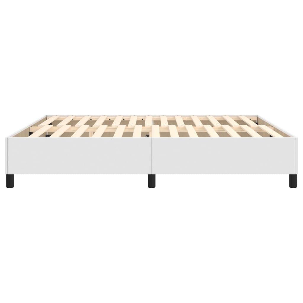 Boxspringframe Kunstleer 180 x 200 cm 35 cm Wit