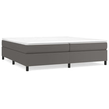 Boxspringframe Kunstleer Grijs 200 x 200 cm 35 cm