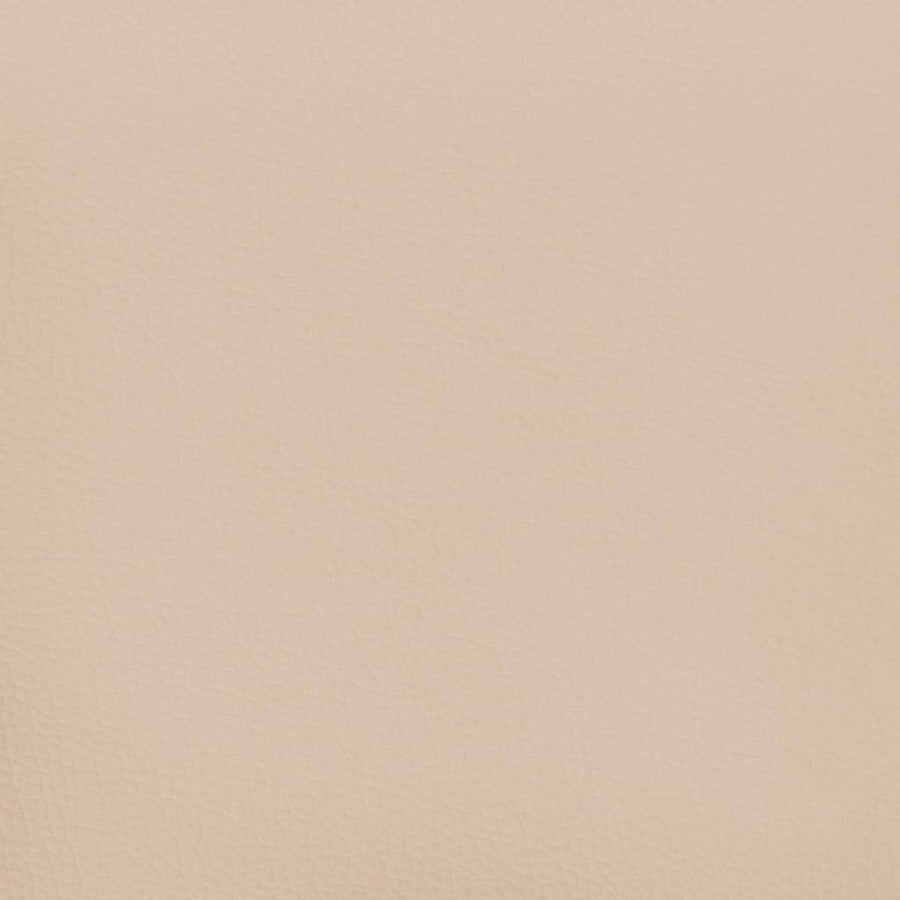 Boxspringframe kunstleer cappuccino 200x200 cm 200 x 200 cm 35 cm Cappuccino