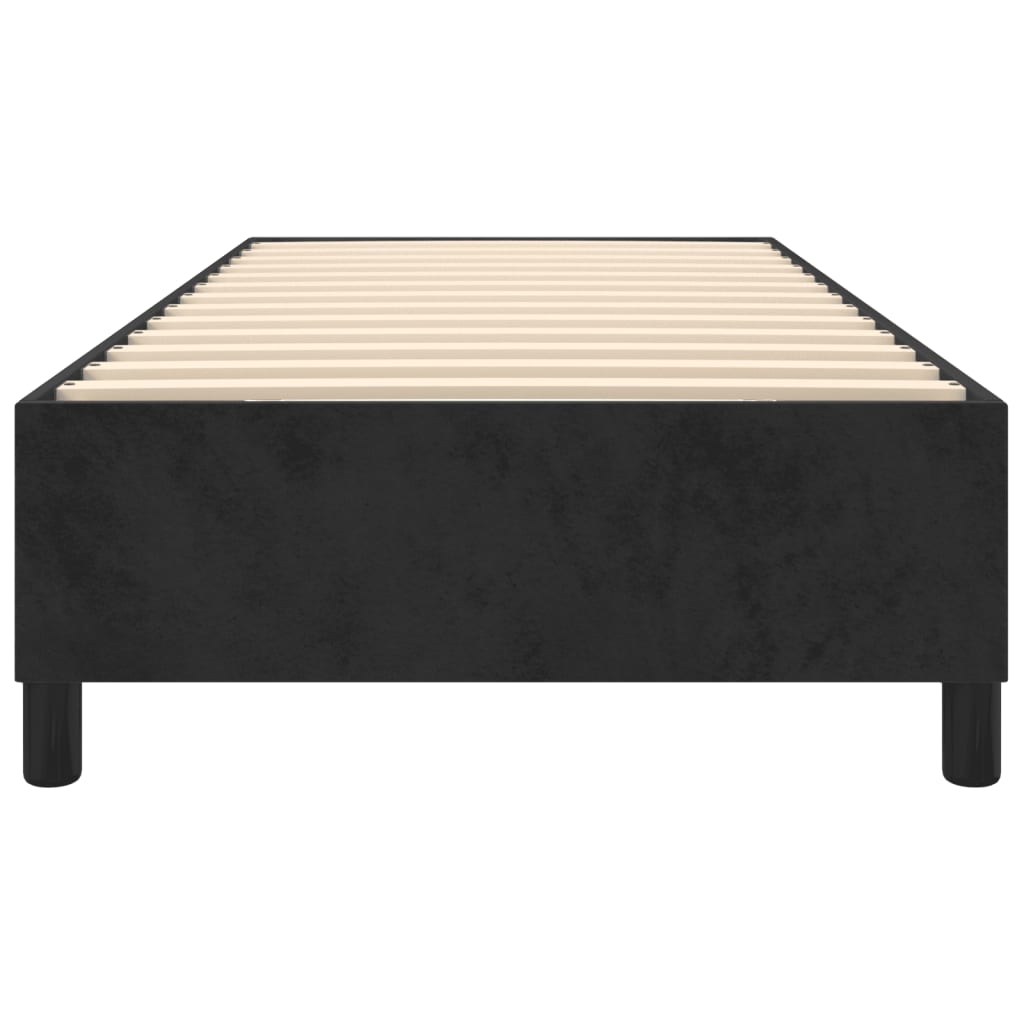 Boxspringframe Fluweel Zwart 80 x 200 cm 35 cm