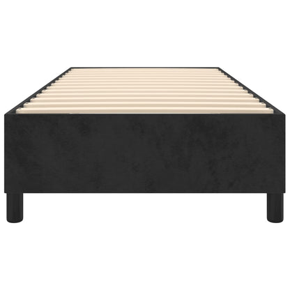 Boxspringframe Fluweel Zwart 80 x 200 cm 35 cm