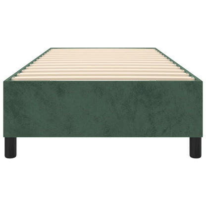Boxspringframe Fluweel Donkergroen 80 x 200 cm 35 cm