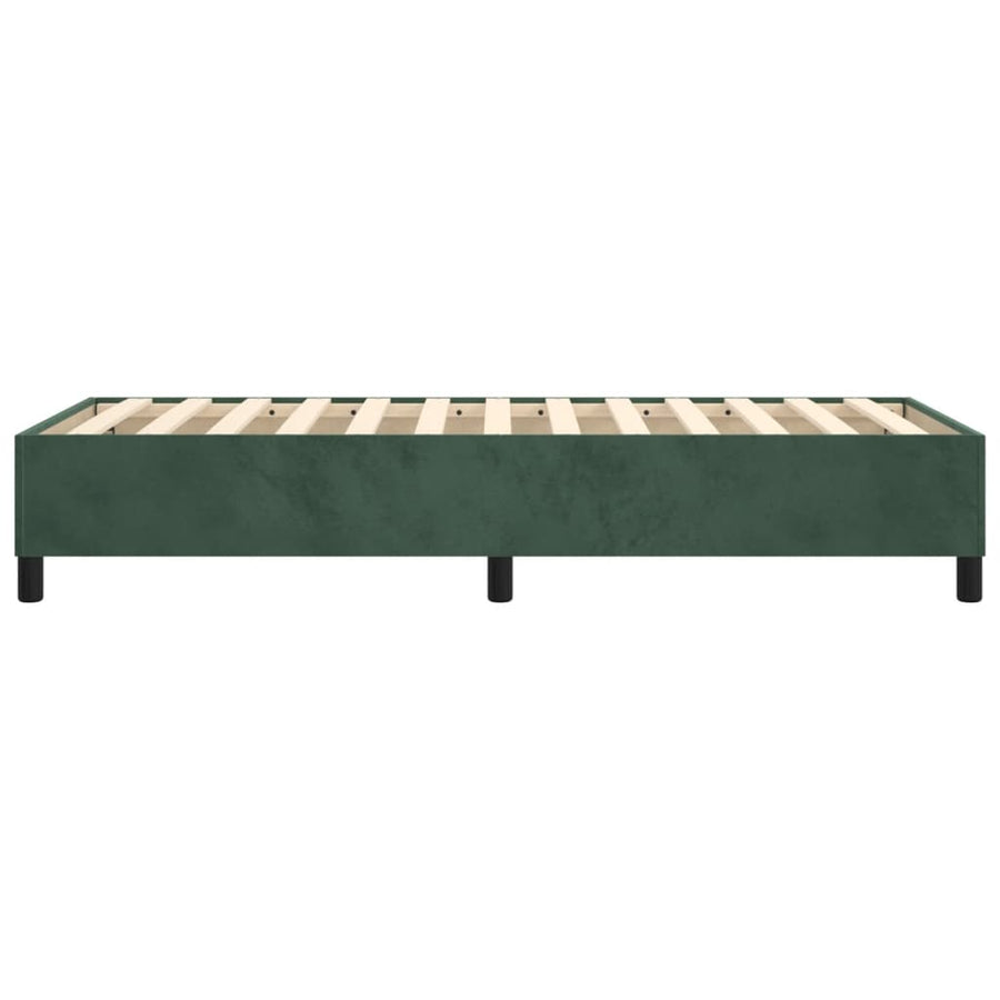 Boxspringframe Fluweel Donkergroen 80 x 200 cm 35 cm