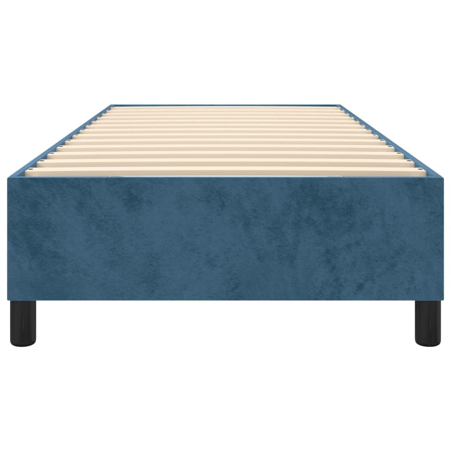 Boxspringframe Fluweel Donkerblauw 80 x 200 cm 35 cm