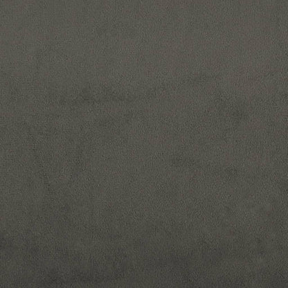Boxspringframe Fluweel Donkergrijs 90 x 200 cm 35 cm
