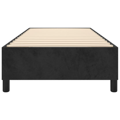 Boxspringframe Fluweel Zwart 90 x 200 cm 35 cm