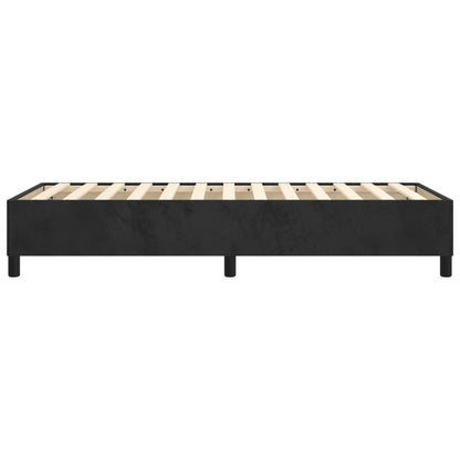 Boxspringframe Fluweel Zwart 90 x 200 cm 35 cm