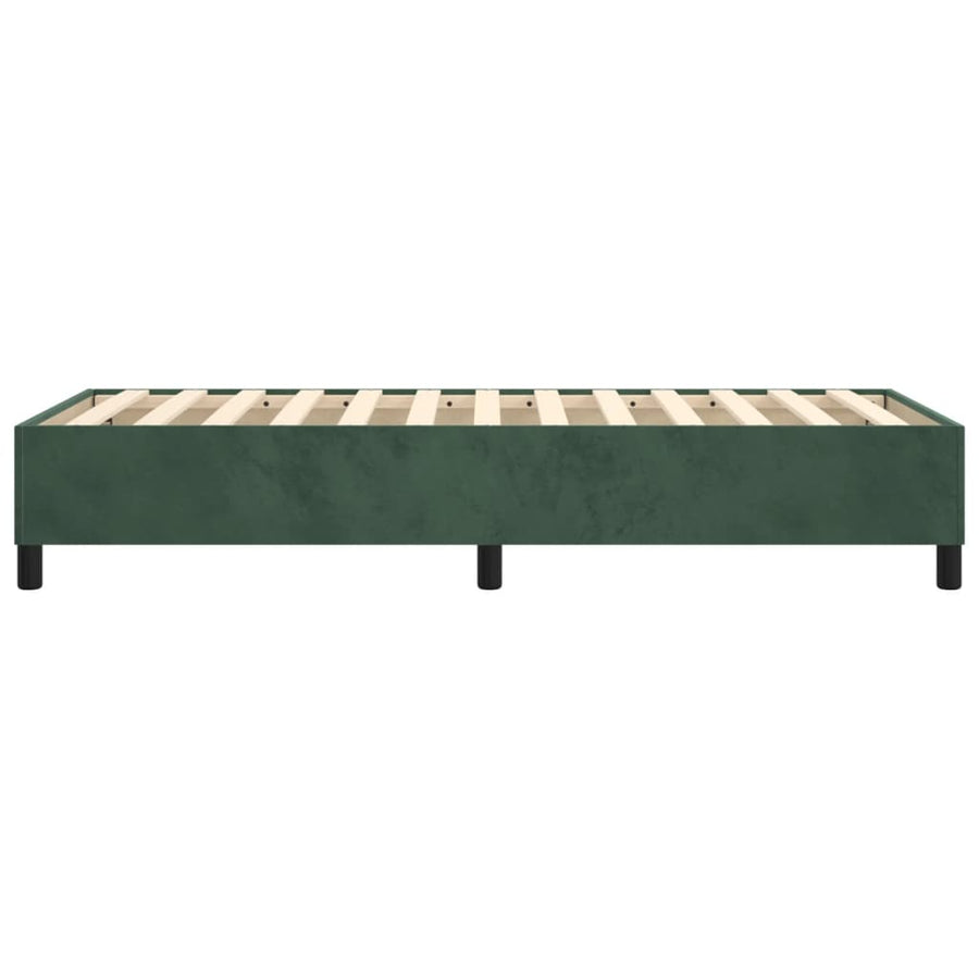 Boxspringframe Fluweel Donkergroen 90 x 200 cm 35 cm