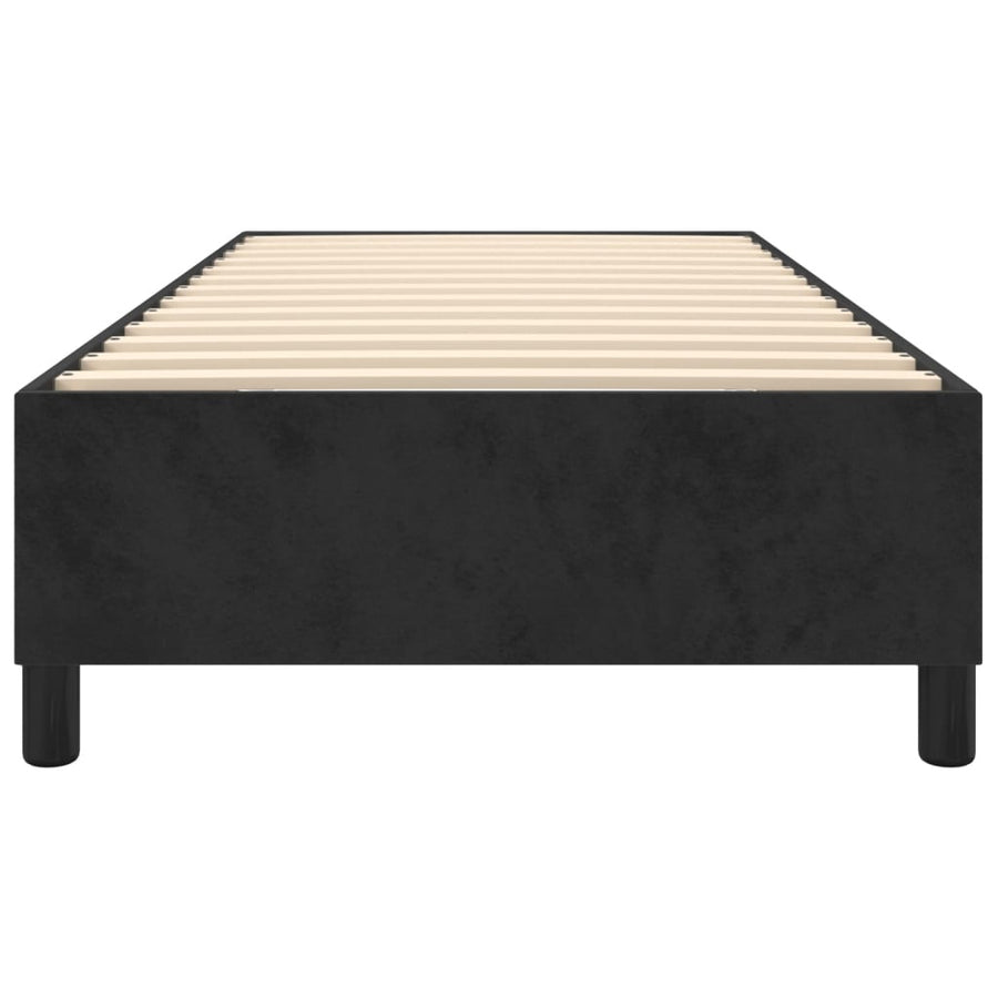Boxspringframe Fluweel Zwart 100 x 200 cm 35 cm