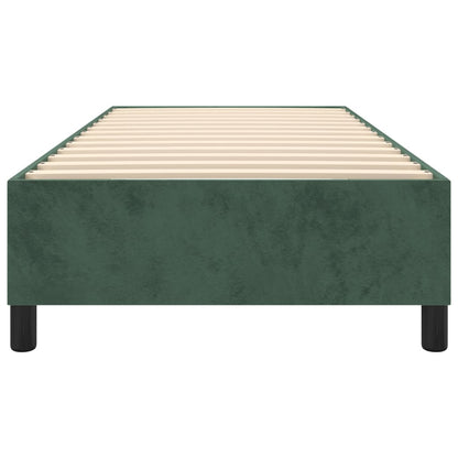 Boxspringframe Fluweel Donkergroen 100 x 200 cm 35 cm