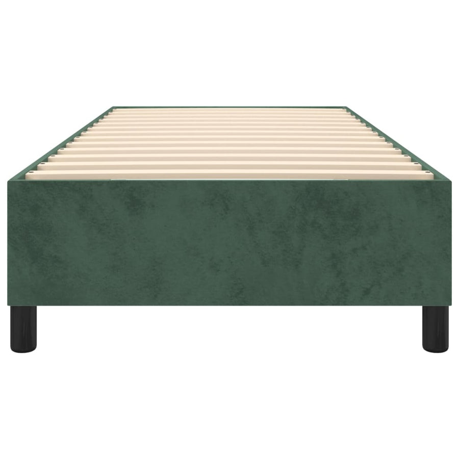 Boxspringframe Fluweel Donkergroen 100 x 200 cm 35 cm