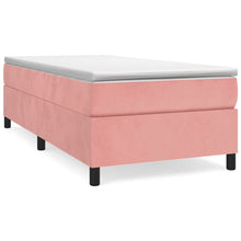 Boxspringframe Fluweel Roze 100 x 200 cm 35 cm