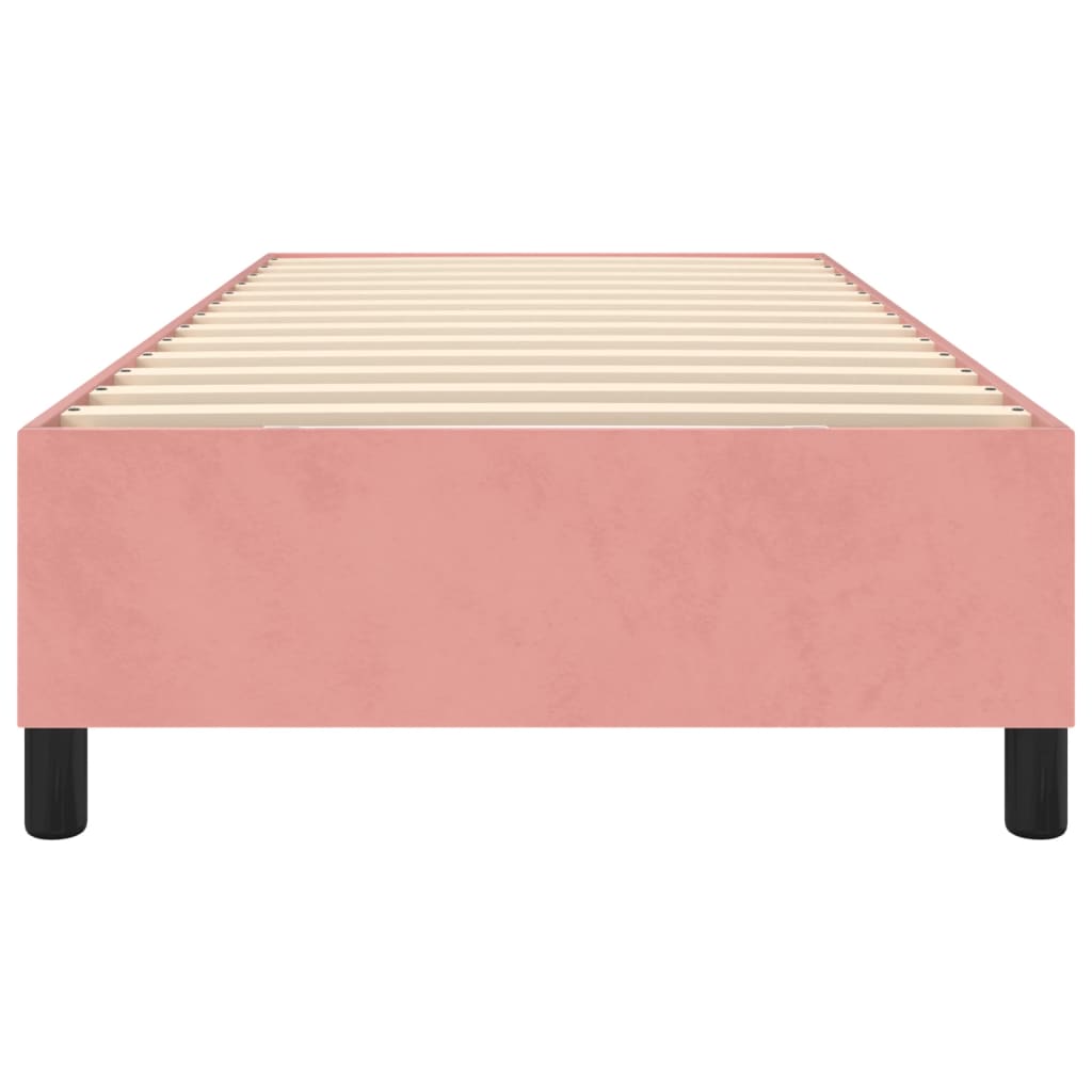 Boxspringframe Fluweel Roze 100 x 200 cm 35 cm