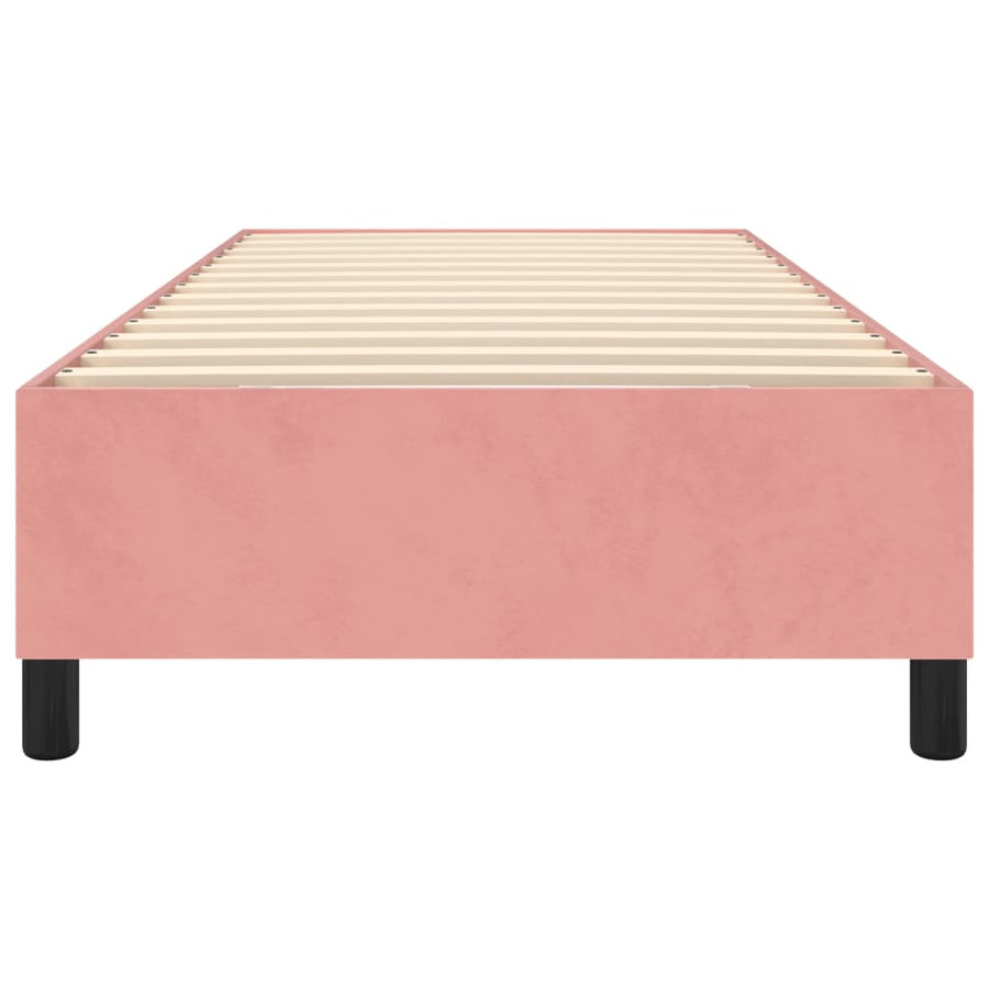 Boxspringframe Fluweel Roze 100 x 200 cm 35 cm
