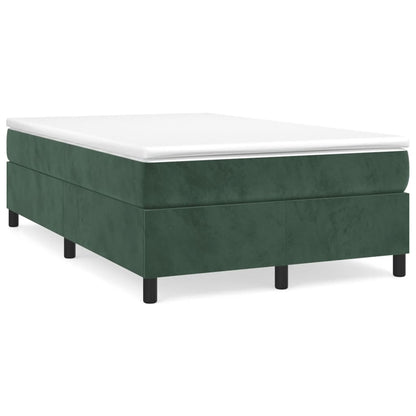 Boxspringframe Fluweel Donkergroen 120 x 200 cm 35 cm