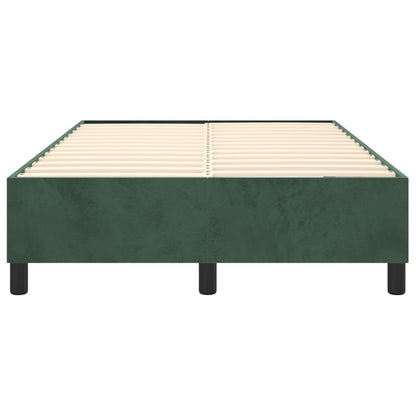 Boxspringframe Fluweel Donkergroen 120 x 200 cm 35 cm