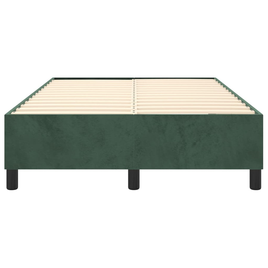 Boxspringframe Fluweel Donkergroen 120 x 200 cm 35 cm