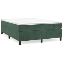 Boxspringframe Fluweel Donkergroen 140 x 190 cm 35 cm