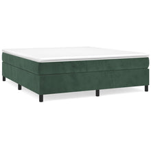 Boxspringframe Fluweel Donkergroen 160 x 200 cm 35 cm