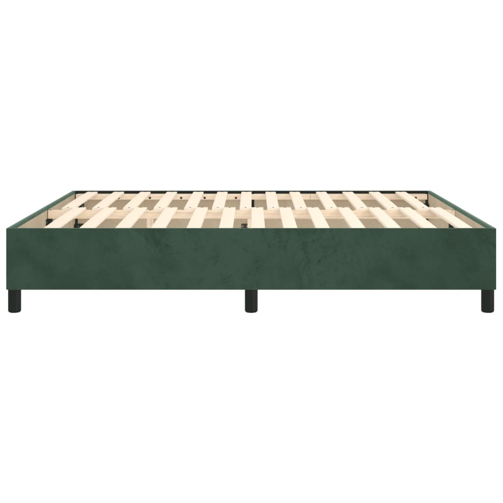 Boxspringframe Fluweel Donkergroen 180 x 200 cm 35 cm