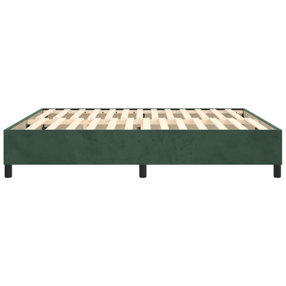 Boxspringframe Fluweel Donkergroen 180 x 200 cm 35 cm