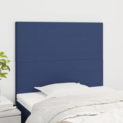 Hoofdbord 80x5x118/128 cm stof blauw