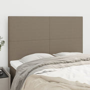 Hoofdbord stof taupe 144x5x118/128 cm