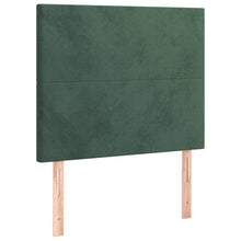Hoofdborden 2 St 80X5X78/88 Cm Fluweel Donkergroen 80 cm Hoog