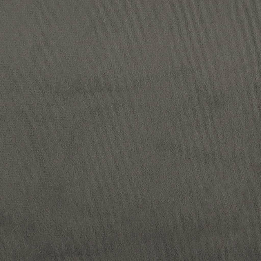 Hoofdborden 2 St 90X5X78/88 Cm Fluweel Donkergrijs