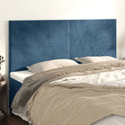 Hoofdbord 180 cm donkerblauw fluweel