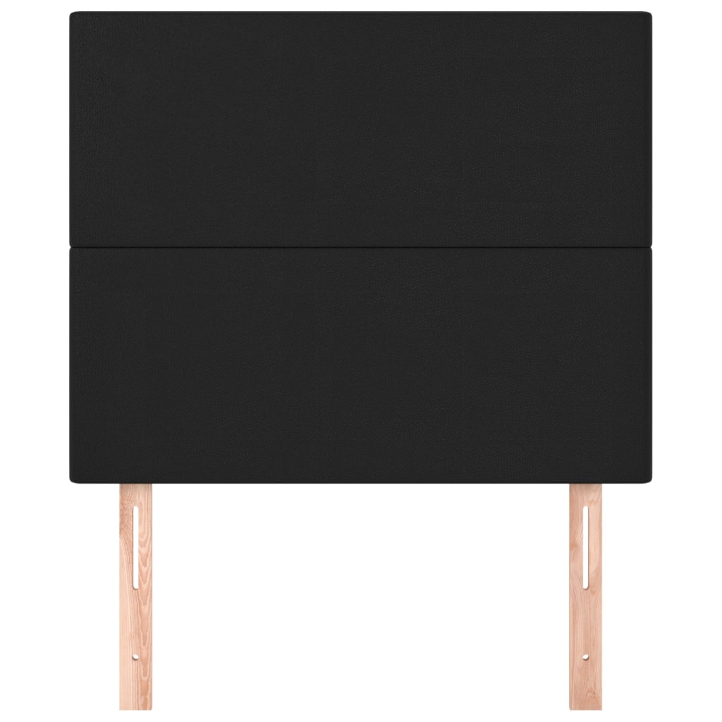 Hoofdborden 2 St 80X5X78/88 Cm Kunstleer Zwart