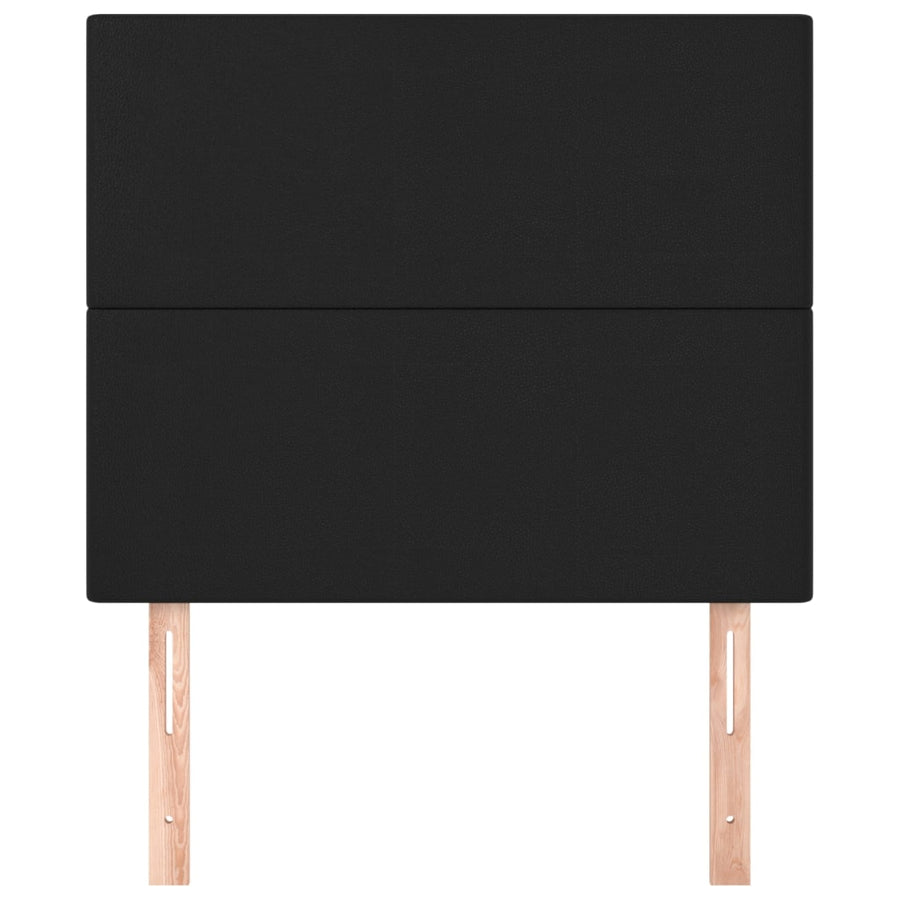 Hoofdborden 2 St 80X5X78/88 Cm Kunstleer Zwart