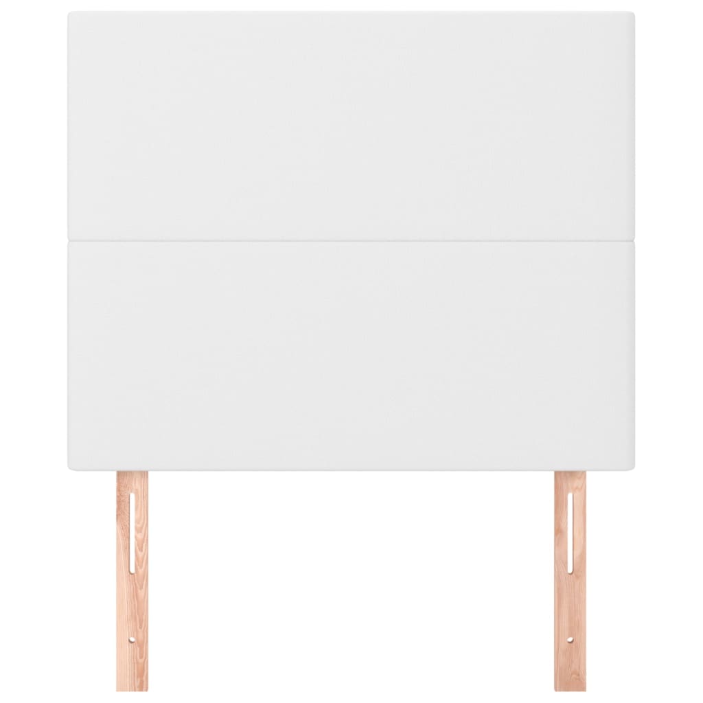 Hoofdborden 2 St 80X5X78/88 Cm Kunstleer Wit