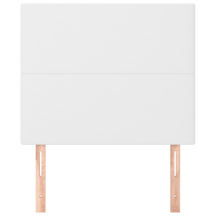 Hoofdborden 2 St 80X5X78/88 Cm Kunstleer Wit