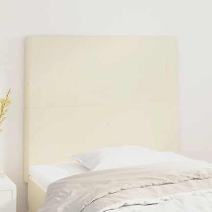 Hoofdborden 2 St 80X5X78/88 Cm Kunstleer Kleurig 1 80 cm Crème