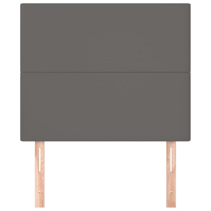Hoofdborden 2 St 80X5X78/88 Cm Kunstleer Grijs