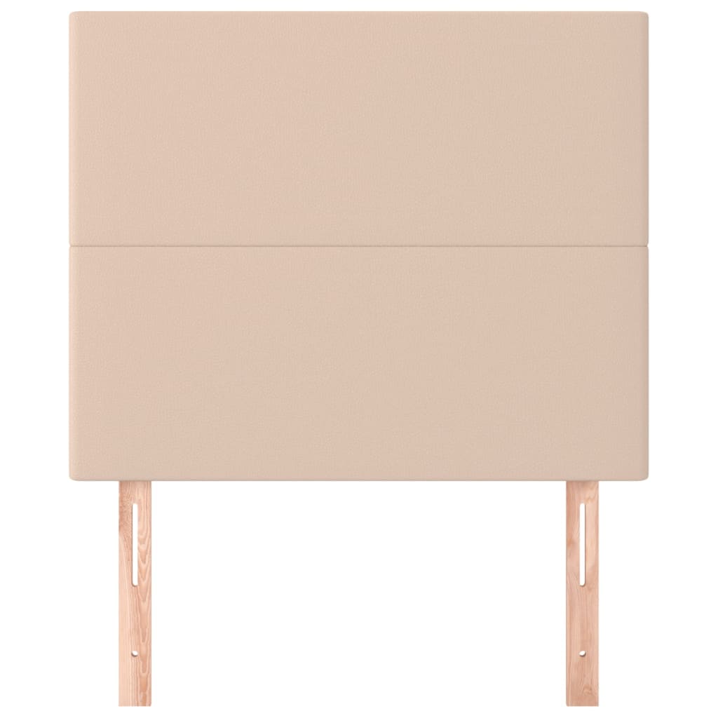 Hoofdbord cappuccino 80x5x118/128 cm Kunstleer