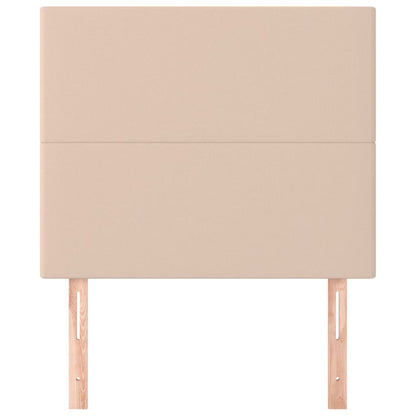 Hoofdbord cappuccino 80x5x118/128 cm Kunstleer