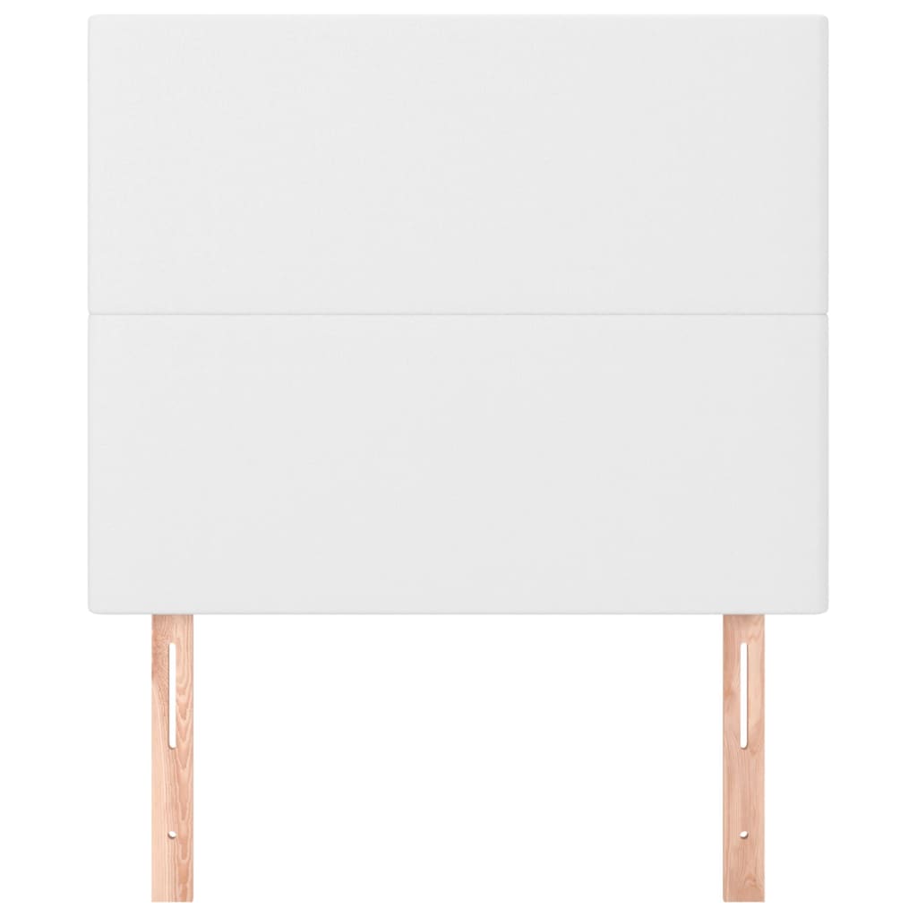 Hoofdborden 2 St 90X5X78/88 Cm Kunstleer Wit