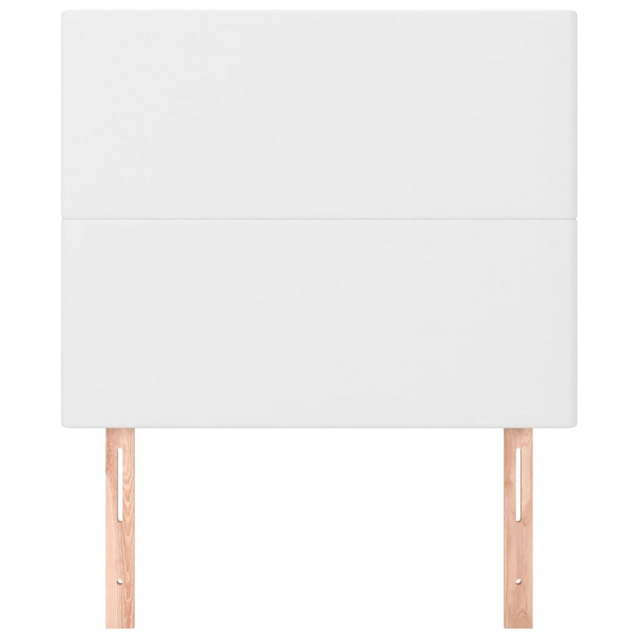 Hoofdborden 2 St 90X5X78/88 Cm Kunstleer Wit